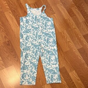 Colsie Aqua Tie-Dye Romper